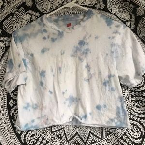 tie die crop top